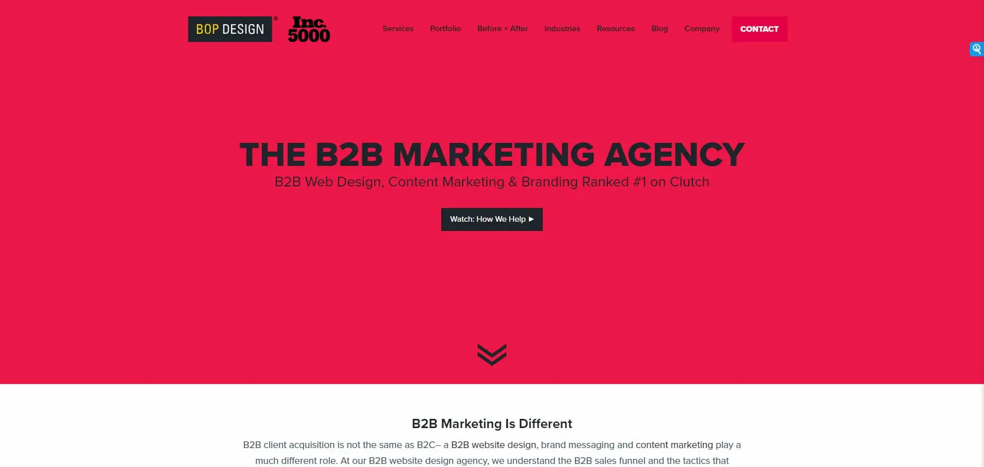 b2b website design agency